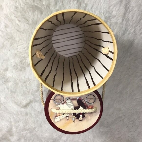 NWOT Tri-Coastal Design Tandem Bicycling Wine Chefs Wine Tube w/ Lid & Gift Tag - Picture 8 of 12